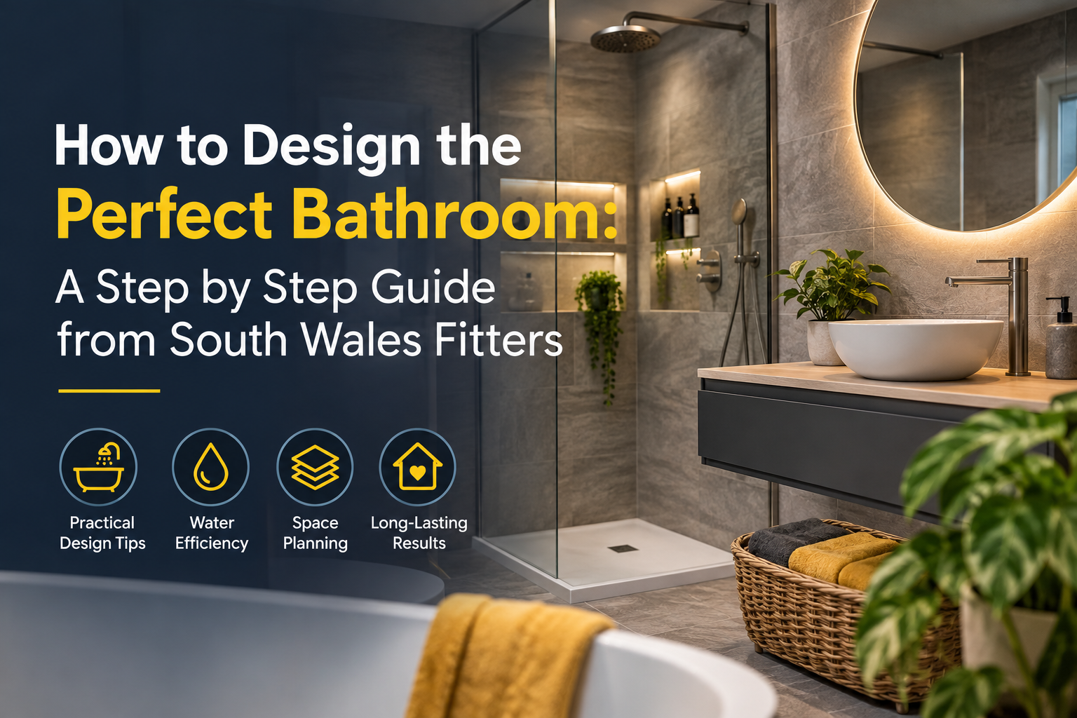 How to Design the Perfect Bathroom: A Step-by-Step Guide from South Wales Fitters